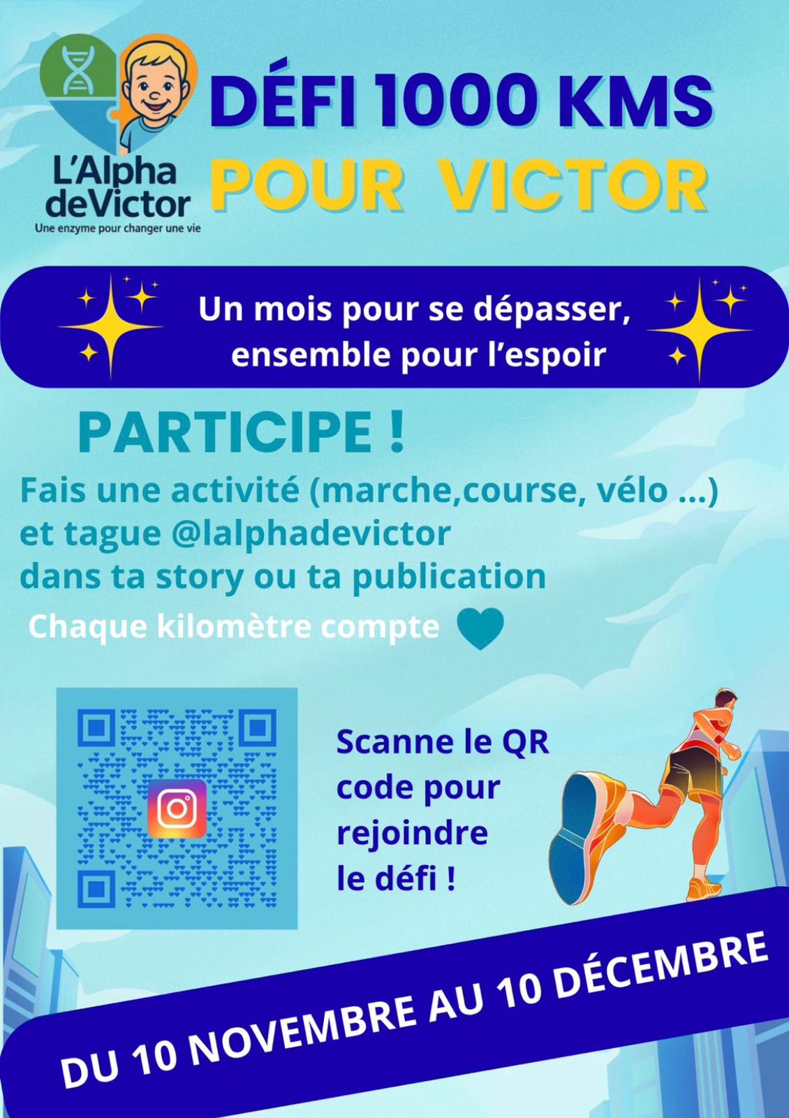 1000 km pour Victor
